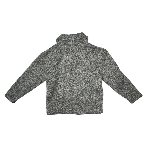 Old Navy Sweater Boys XS (5) Grey Shawl Collar Long Sleeve Fleece - Picture 2 of 10